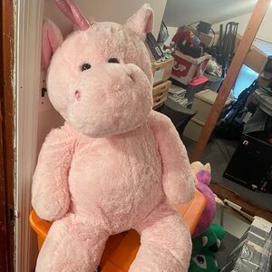 Kellytoy Soft Pink Plush approximately 36” stuffed animal